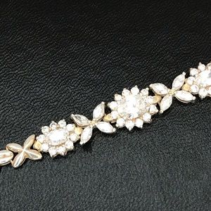 Gorgeous sterling CZ bracelet